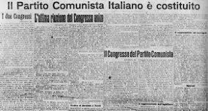 Primi decenni del 1900: nasce il nuovo partito comunista