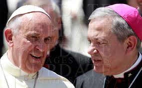 L'Arcivescovo, Generale di Corpo d'Armata Santo Marcianò con il Papa