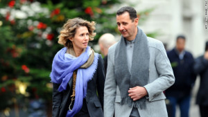La più europea delle coppie nel mondo musulmano. Assad, qui con la moglie Asma stava facendo della Siria una gran potenza come fu nella storia...