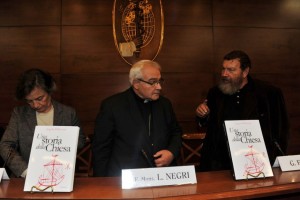 L'Arcivescovo Negri con Giuliano Ferrara all'Università Lateranenze