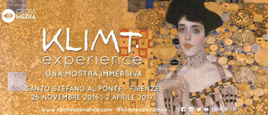 Klimt experience Firenze particolare dal materiale pubblicitario