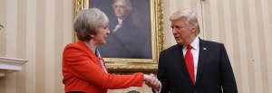 Perfetta l'intesa fra la May e D. Trump