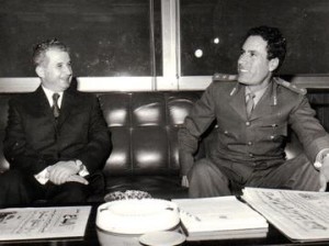 Le amicizie pericolose: Ceausescu con Gheddafi