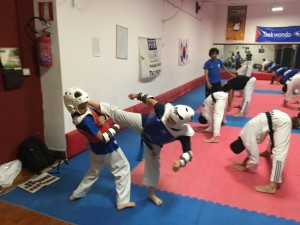 Un momento di allenamento alla palestra Body Mind