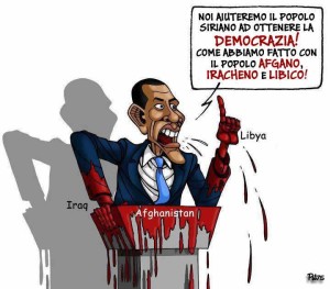 Barack Obama non ha certo onorato il Nobel per la pace assegnatogli "a futura memoria" per aver detto il suo fatuo e platonico "we can"
