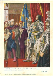 Carlo III di Francia dovette tornare indietro di fronte alla determinata reazione di Pier Capponi