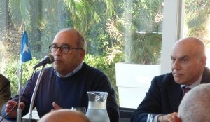 Il presidente Matracia e il direttore sportivo Maurizio Floridia