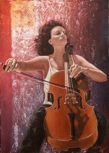 Assolo di viola: grande manualità negli strumenti a corda.