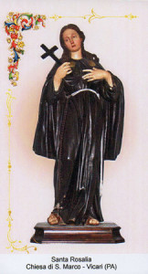 La Santa Rosalia della Chiesa di San Marco a Vicari