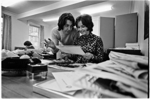Beatles Hippies_Apple offices Paul McCartney and secretary_credit Tom Hanley