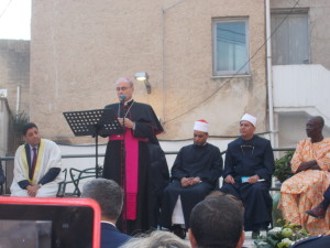 Invocazione inter-religiosa. L'intervento di Mons. Mogavero