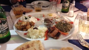 Mikonos antipasto a centro tavola