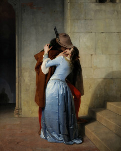 Olio su tela dell'italiano Francesco Hayez, realizzato nel 1859 (Pinacoteca di Brera)