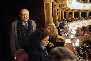 I palchi dei giornalisti: in primo piano l'autore dell'articolo e nostro direttore, G.Scargiali, ormai un decano dei pubblicisti palermitani.