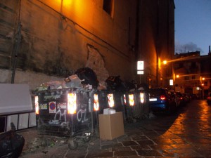 A pochi metri dalla casa comunale l'immondizia regna sovrana. Le raccolta è un optional, l'amministrazione di Sala delle Lapidi non si vergogna o non la vede...