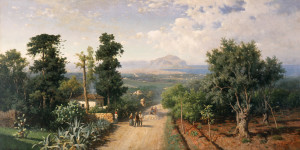 Galleria d'Arte moderna (Gam): Francesco Lojacono Veduta di Palermo.