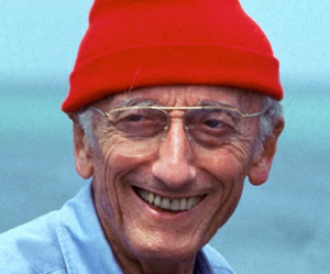 Un amico, Jacques Cousteau.
