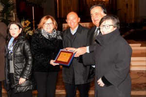 Premiati per la loro attività benefica i coniugi Franco la Valva e Serena Stassi La Valva.