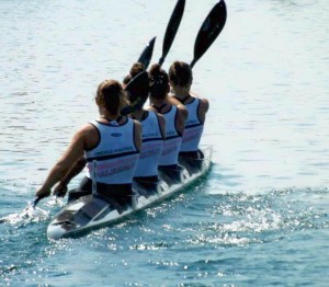 Canoa Kayak del Circolo Velico Palermo in azione 