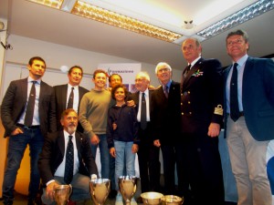 Foto ricordo con i premistissimi fratelli De Fontes di Catania (Nic)