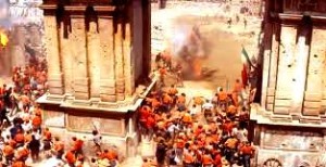 Garibaldimni a Porta Nuova, dal Gattopardo di L.Visconti. Tomasi di Lampedusa e F. De Roberto (I Viceré) parlano con grande disincanto delle "novità" introdotte dall'unificazione del Regno.