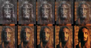 L'incredibile immagine che emerge dalla Sindone, trattata con metodi fotografici.