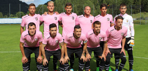 Una formazione precampionato del Palermo 2018