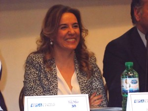 Ines Curella nel corso della presentazione.