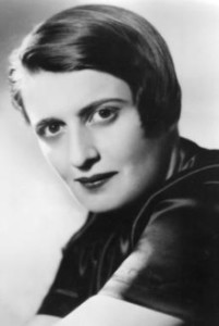 Ayn Rand. Dai suoi libri più film di successo.