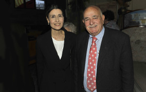 Claudia Koll accetta di posare simpaticamente con il nostro Direttore Germano Scargiali