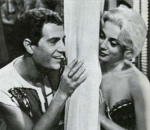 Qui con Nino Manfredi nel film l'Impiegato.