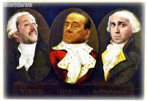 I nuovi Marat, Danton e Robespierre... Bravo iol vgnettista