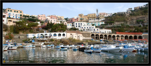 L'isola vista dal porto