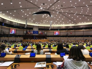 Il Parlamento a Brusselles panoramica.