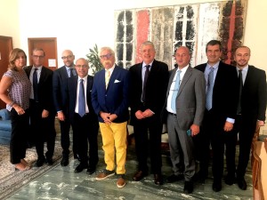 Foto ricordo alla Farnesina.