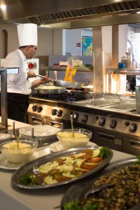 Cucina "spettacolarizzata" al Saracen