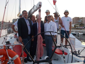 Tutti insieme su Pistrice pronto a mollare gli ormeggi...