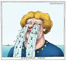 Merkel piange: quanto vale,del resto,il primato in un'Europa che non cresce,anzi in calo se non in ginocchio?