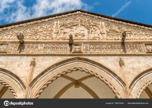 Dettaglio del famoso portico di Domenico e Antonello Gagini (Palermo, 1478 – Palermo, aprile 1536).