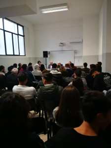Un momento della discussione.