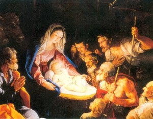 Così dobbiamo vederlo:con il presepe -la improvvisa culla -in piena luce. Gesù è, infatti, la luce e ha cambiato il mondo con il suo messaggio d'amore.