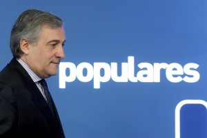 Antonio Tajani presidente della Assemblea UE a Bruxelles. Appartenente a Forza Italia, fa parte dei popolari europei.