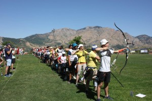 Tiro con l'arco sulle Madonie. E' la sola specialità olimpica in cui è uso che i diversabili gareggiano alla pari con tutti.