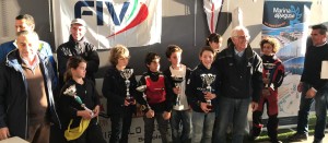Un momento della premiazione.Si riconosce il Consigliere nazionale Fiv Ignazio Florio Pipitone