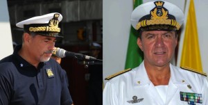 L'Ammiraglio Nicola De felice in uniforme estiva di servizio.