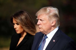 Trump e la bella moglie Melania, una donna che ha fatto fortuna in Italia. C'è quanto basta e avanza per suscitare l'invidia sociale:sentimento caratteristico "a sinistra".