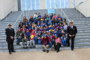 Foto ricordo con gli studenti