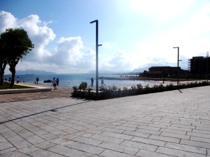 Qui si nota di più la grande apertura al mare aperto...