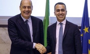 Così posano per il fotografo. Ma un video registra come Zingaretti non abbia dato possibilità di sopravvivenza al governo PD - 5Stelle.