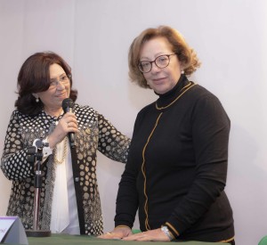 L'attuale presidente Sandra La Porta e la "past president" Rosa Rao attuale consigliera nazionale.